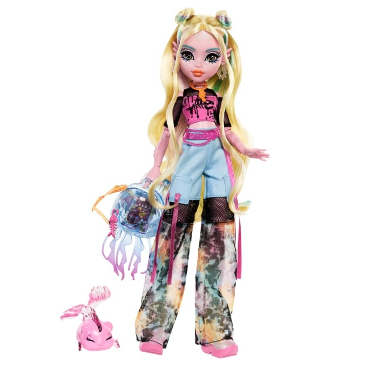 Monster High - Ydinnukke lemmikin kanssa - Lagoona (HXH75) ryhmässä LELUT, TUOTTEET LAPSILLE JA VAUVOILLE / Leikkikalut, Askartelu &Pelit / Nuket & Tarvikkeet @ TP E-commerce Nordic AB (D07477)