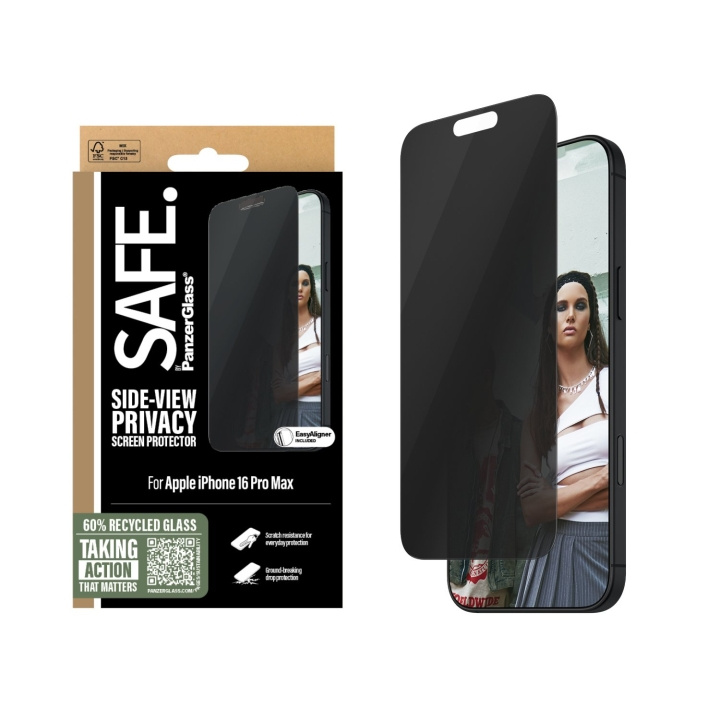 PanzerGlass SAFE - Näytön suojaus - iPhone 16 Pro Max - Ultra Wide Fit - erittäin leveä istuvuus ryhmässä ÄLYPUHELIMET JA TABLETIT / Puhelimen suojakotelo / Apple / iPhone 16 @ TP E-commerce Nordic AB (D07526)