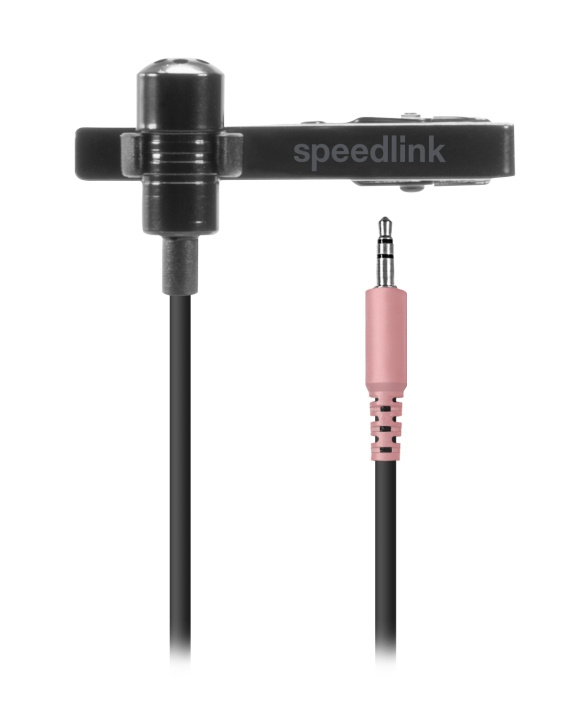 Speedlink SPES Clip-On-mikrofoni, musta ryhmässä TIETOKOONET & TARVIKKEET / Tietokonetarvikkeet / Mikrofonit @ TP E-commerce Nordic AB (D07533)