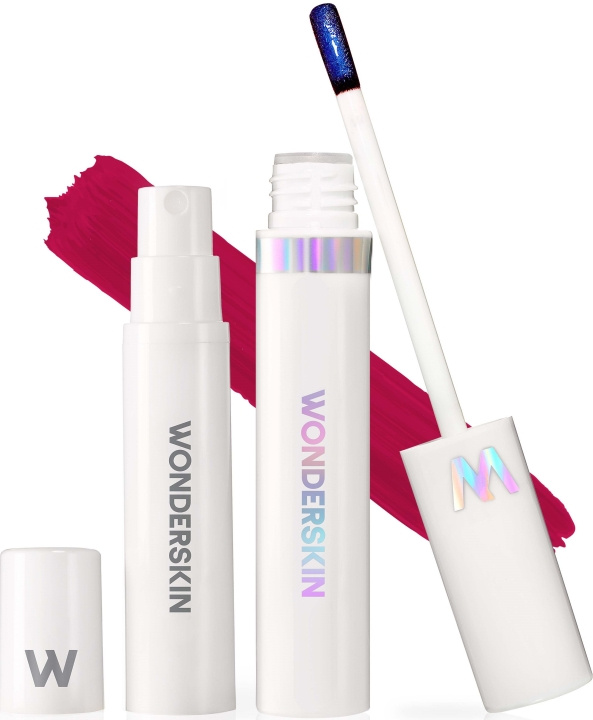 Wonderskin Wonder Blading Lip Stain Kit Darling Bright Plum -huulten värjäyspakkaus ryhmässä KAUNEUS JA TERVEYS / Meikit / Huulet / Huulipuna @ TP E-commerce Nordic AB (D07543)