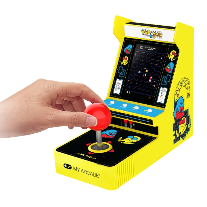 My Arcade PAC-MAN Joystick-soitin ryhmässä KODINELEKTRONIIKKA / Pelikonsolit & Tarvikkeet / Muut pelit @ TP E-commerce Nordic AB (D07547)