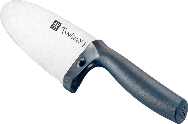 Zwilling Twinny Lasten kokkiveitsi - Blå - 10 cm ryhmässä KOTI, TALOUS JA PUUTARHA / Keittiövälineet / Keittiöveitset ja veitsenteroittimet @ TP E-commerce Nordic AB (D07675)