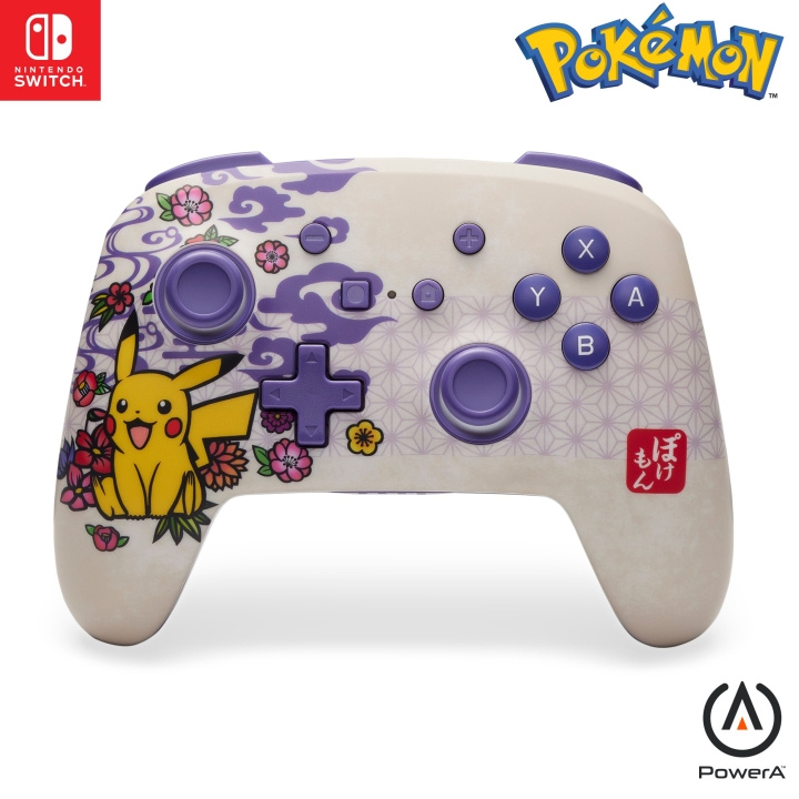 PowerA Parannettu langaton ohjain - Pikachu Blossom (Nintendo Switch) ryhmässä KODINELEKTRONIIKKA / Pelikonsolit & Tarvikkeet / Nintendo Switch / Tarvikkeet @ TP E-commerce Nordic AB (D07687)