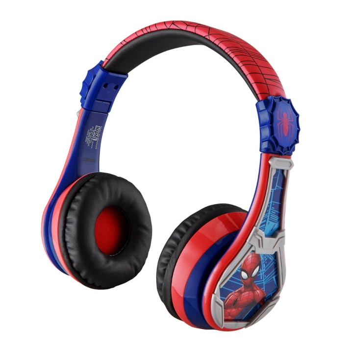 Upcoming Minds Ekids - Marvel Hämähäkkimies Bluetooth-kuulokkeet ryhmässä KODINELEKTRONIIKKA / Ääni & Kuva / Kuulokkeet & Tarvikkeet / Kuulokkeet @ TP E-commerce Nordic AB (D07692)