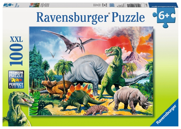 Ravensburger Dinosaurusten joukossa - 100p - 10957 ryhmässä URHEILU, VAPAA-AIKA JA HARRASTUS / Harrastus / Palapeli @ TP E-commerce Nordic AB (D07727)