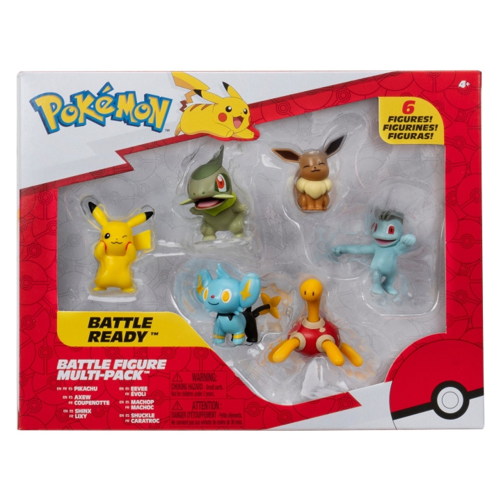 Pokémon Taistelukuvio 6 kpl (PKW3614) ryhmässä LELUT, TUOTTEET LAPSILLE JA VAUVOILLE / Leikkikalut, Askartelu &Pelit / Figuurit, miniatyyrit ja tarvikkeet @ TP E-commerce Nordic AB (D07728)