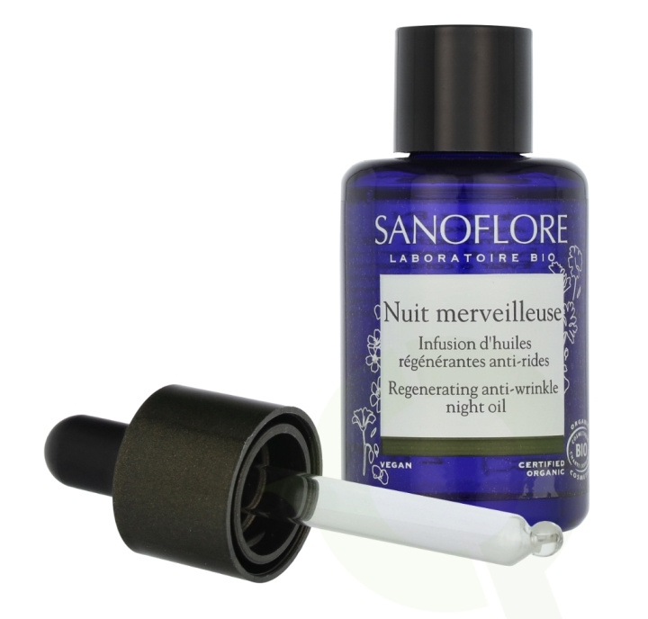 Sanoflore Essence Merveilleuse Night Concentrate 30 ml ryhmässä KAUNEUS JA TERVEYS / Ihonhoito / Kasvot / Seerumit iholle @ TP E-commerce Nordic AB (D07797)