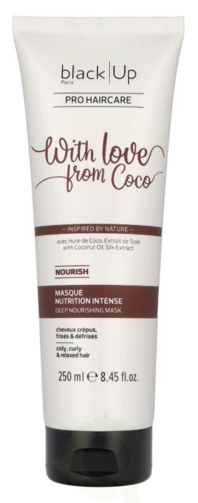 Black Up With Love De Coco Intense Nutrition Mask 250 ml ryhmässä KAUNEUS JA TERVEYS / Hiukset &Stailaus / Hiustenhoito @ TP E-commerce Nordic AB (D07814)