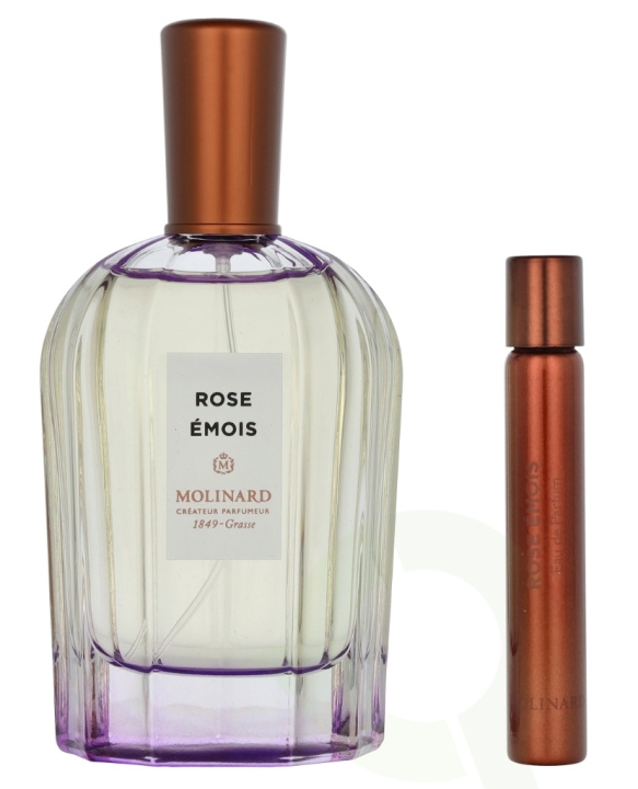 Molinard La Collection Privee Rose Emois Giftset 97.5 ml Edp Spray 90ml/Edp Spray 7,5ml ryhmässä KAUNEUS JA TERVEYS / Tuoksut & Parfyymit / Parfyymit / Naisten Tuoksut @ TP E-commerce Nordic AB (D07851)