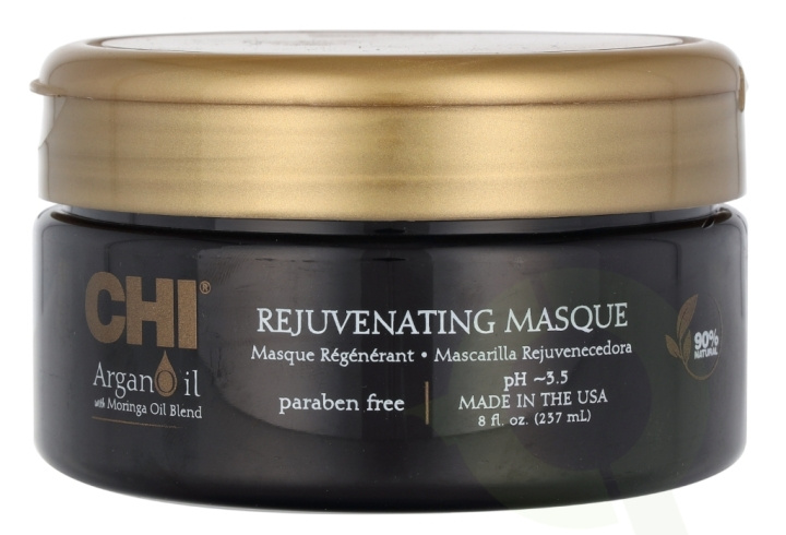 Chi Argan Oil Rejuvenating Masque 237 ml Paraben Free ryhmässä KAUNEUS JA TERVEYS / Hiukset &Stailaus / Hiustenhoito / Hiusnaamio @ TP E-commerce Nordic AB (D07936)