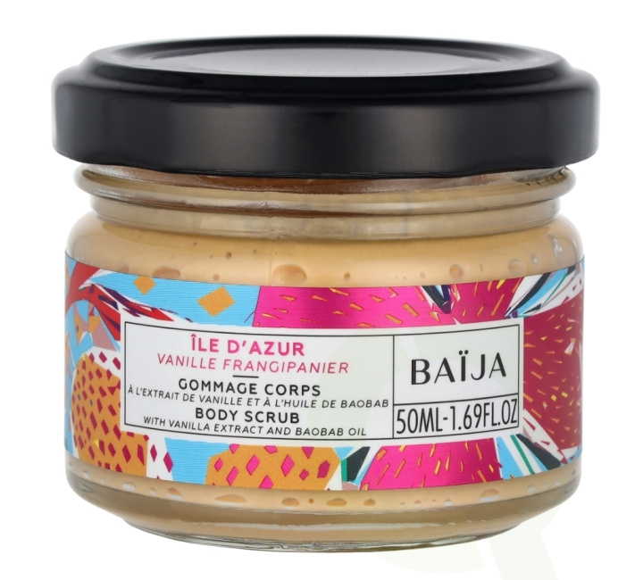 Baija Paris Baija Ile D\'Azur Body Scrub 50 ml Vanille Frangipanier ryhmässä KAUNEUS JA TERVEYS / Ihonhoito / Kehon hoito / Vartalovoide @ TP E-commerce Nordic AB (D07954)