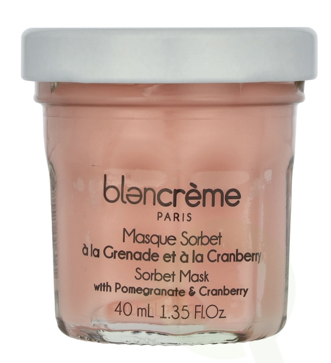 Blancreme Sorbet Mask 40 ml With Pomegranate & Cranberry ryhmässä KAUNEUS JA TERVEYS / Ihonhoito / Kasvot / Naamiot @ TP E-commerce Nordic AB (D07959)