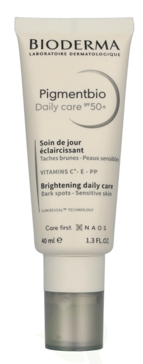 Bioderma Pigmentbio Daily Care SPF50+ 40 ml ryhmässä KAUNEUS JA TERVEYS / Ihonhoito / Rusketus / Aurinkosuoja @ TP E-commerce Nordic AB (D07974)