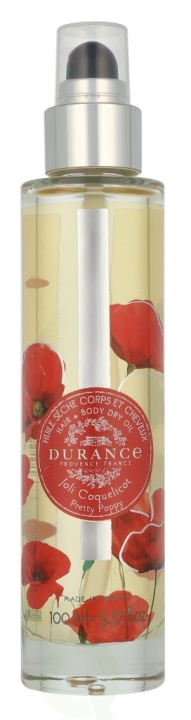 Durance Hair & Body Dry Oil 100 ml Pretty Poppy ryhmässä KAUNEUS JA TERVEYS / Hiukset &Stailaus / Hiustenhoito / Hiusöljy @ TP E-commerce Nordic AB (D07992)