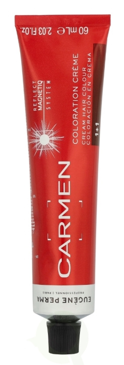 Eugene Perma Carmen Cream Hair Colour 60 ml 1.10 ryhmässä KAUNEUS JA TERVEYS / Hiukset &Stailaus / Hiustenhoito / Hiusväri @ TP E-commerce Nordic AB (D08021)