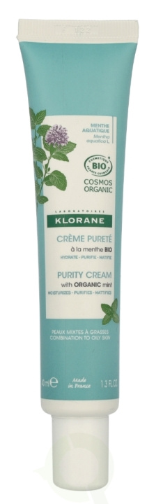 Klorane Purity Cream - Mint 40 ml ryhmässä KAUNEUS JA TERVEYS / Ihonhoito / Kasvot / Kasvovoide @ TP E-commerce Nordic AB (D08155)