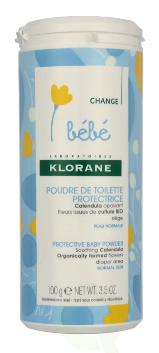 Klorane Bebe Protective Baby Powder 100 g Normal Skin ryhmässä LELUT, TUOTTEET LAPSILLE JA VAUVOILLE / Vauvatuotteet / Hoito ja hygienia @ TP E-commerce Nordic AB (D08157)