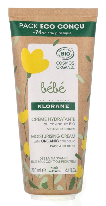 Klorane Bebe Bio Moisturising Cream 200 ml ryhmässä LELUT, TUOTTEET LAPSILLE JA VAUVOILLE / Vauvatuotteet / Hoito ja hygienia @ TP E-commerce Nordic AB (D08166)