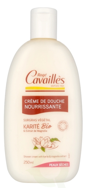 Roge Cavailles Nourishing Shea Butter & Magnolia Shower Cr. 250 ml ryhmässä KAUNEUS JA TERVEYS / Ihonhoito / Kehon hoito / Kylpy- ja suihkugeelit @ TP E-commerce Nordic AB (D08216)