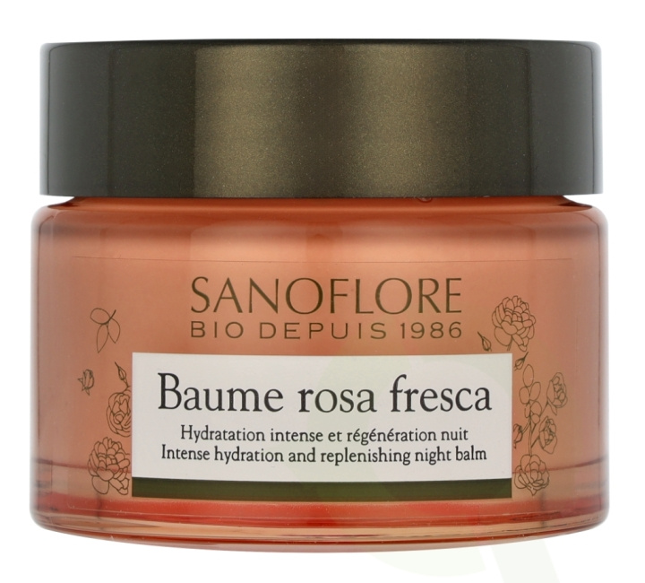 Sanoflore Sanaflore Baume Rosa Fresca Night Balm 50 ml ryhmässä KAUNEUS JA TERVEYS / Ihonhoito / Kasvot / Yövoide @ TP E-commerce Nordic AB (D08223)