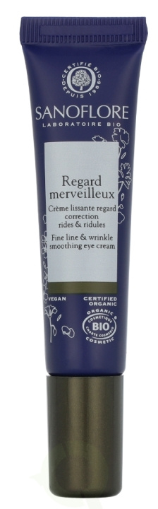 Sanoflore Regard Merveilleux Smooting Eye Cream 15 ml Fine Line & Wrinkle ryhmässä KAUNEUS JA TERVEYS / Ihonhoito / Kasvot / Silmät @ TP E-commerce Nordic AB (D08224)