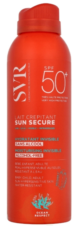 Svr Laboratories SVR Sun Secure Invisible Spray SPF50+ 200 ml Alcohol-Free ryhmässä KAUNEUS JA TERVEYS / Ihonhoito / Rusketus / Aurinkosuoja @ TP E-commerce Nordic AB (D08231)