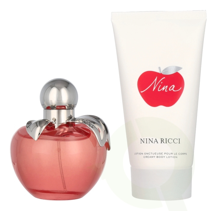 Nina Ricci Nina Giftset 125 ml Edt Spray 50ml/Body Lotion 75ml ryhmässä KAUNEUS JA TERVEYS / Lahjapakkaukset / Naisten lahjapakkaukset @ TP E-commerce Nordic AB (D08261)