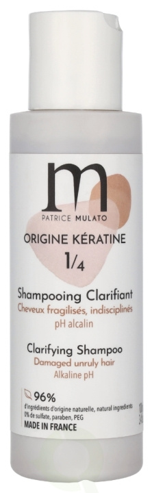 Patrice Mulato P. Mulato Origine Keratine 1/4 Clarifying Shampooing 100 ml ryhmässä KAUNEUS JA TERVEYS / Hiukset &Stailaus / Hiustenhoito / Shampoo @ TP E-commerce Nordic AB (D08272)