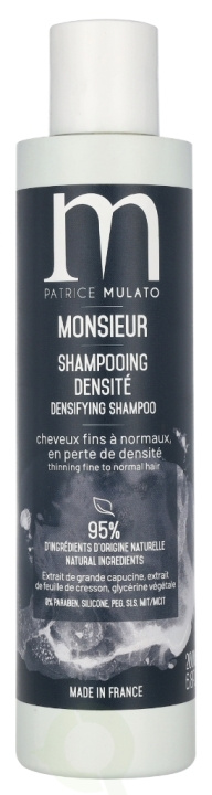 Patrice Mulato P. Mulato Monsieur Density Shampoo 200 ml ryhmässä KAUNEUS JA TERVEYS / Hiukset &Stailaus / Hiustenhoito / Shampoo @ TP E-commerce Nordic AB (D08280)