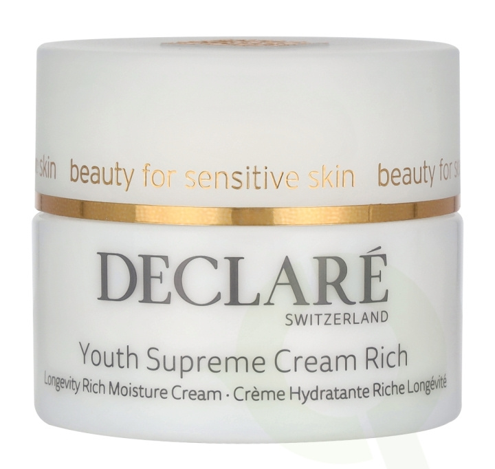 Declare Proyouthing Youth Supreme Cream Rich 50 ml ryhmässä KAUNEUS JA TERVEYS / Ihonhoito / Kasvot / Päivävoide @ TP E-commerce Nordic AB (D08320)