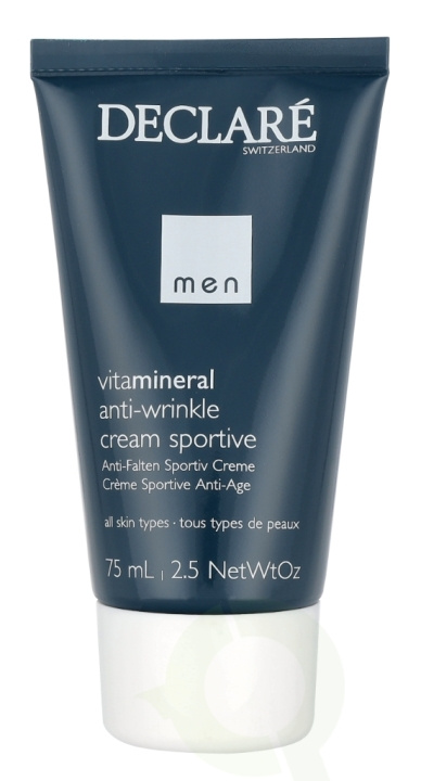 Declare Men Vita Mineral Anti-Wrinkle Cream Sportive 75 ml ryhmässä KAUNEUS JA TERVEYS / Ihonhoito / Kasvot / Kasvovoide @ TP E-commerce Nordic AB (D08330)