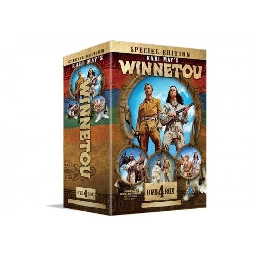 Winnetou Collection (4-disc) - DVD - Karl Mays Classics ryhmässä KODINELEKTRONIIKKA / Ääni & Kuva / TV & Tarvikkeet / Elokuvat / DVD @ TP E-commerce Nordic AB (D08431)