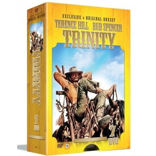 Trinity Collection - The Devils right hand - 7 DVD box set - Terence Hill & Bud Spencer ryhmässä KODINELEKTRONIIKKA / Ääni & Kuva / TV & Tarvikkeet / Elokuvat / DVD @ TP E-commerce Nordic AB (D08432)