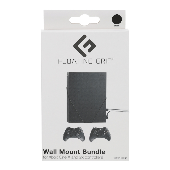 FLOATING GRIP s Xbox One X:n ja ohjaimen seinäkiinnikkeet - paketti (musta) ryhmässä KODINELEKTRONIIKKA / Pelikonsolit & Tarvikkeet / Xbox One / Tarvikkeet @ TP E-commerce Nordic AB (D08455)