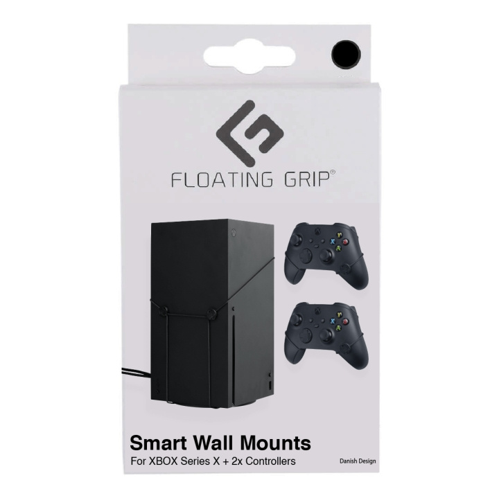 FLOATING GRIP Xbox Series X -seinäkiinnike Bundle Musta ryhmässä KODINELEKTRONIIKKA / Pelikonsolit & Tarvikkeet / Xbox Series X / Tarvikkeet @ TP E-commerce Nordic AB (D08466)