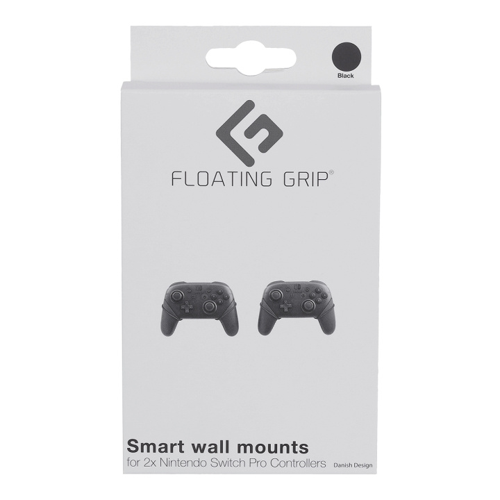 FLOATING GRIP Nintendo Switch Pro Controller -ohjaimen seinäteline FLOATING GRIP®, musta ryhmässä KODINELEKTRONIIKKA / Pelikonsolit & Tarvikkeet / Nintendo Switch @ TP E-commerce Nordic AB (D08471)