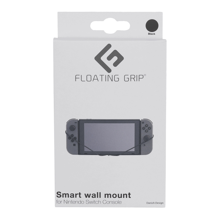 FLOATING GRIP Nintendo Switch -konsolin seinäteline FLOATING GRIP®, musta ryhmässä KODINELEKTRONIIKKA / Pelikonsolit & Tarvikkeet / Nintendo Switch @ TP E-commerce Nordic AB (D08472)