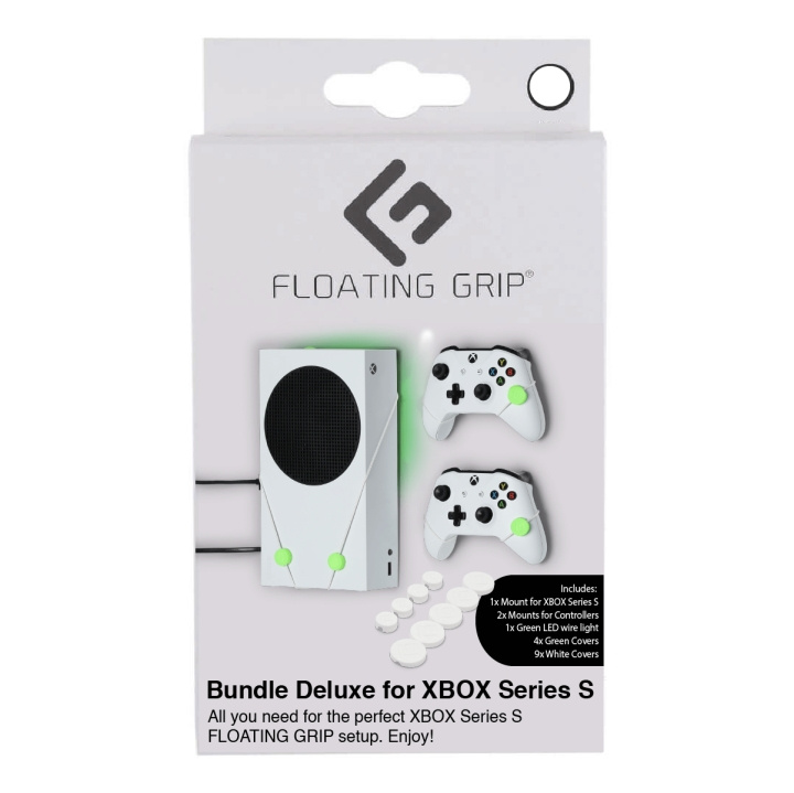 FLOATING GRIP XBOX SERIES S Bundle Deluxe Box -paketti ryhmässä KODINELEKTRONIIKKA / Pelikonsolit & Tarvikkeet / Xbox Series X / Tarvikkeet @ TP E-commerce Nordic AB (D08513)