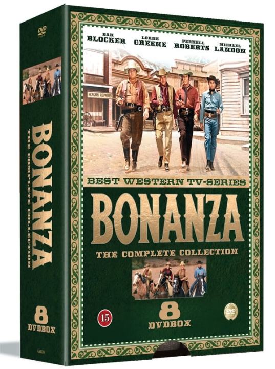 Bonanza - Season 1 - DVD ryhmässä KODINELEKTRONIIKKA / Ääni & Kuva / TV & Tarvikkeet / Elokuvat / DVD @ TP E-commerce Nordic AB (D08588)