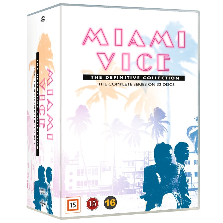 Miami Vice - The Complete Series (32 disc) - DVD ryhmässä KODINELEKTRONIIKKA / Ääni & Kuva / TV & Tarvikkeet / Elokuvat / DVD @ TP E-commerce Nordic AB (D08601)