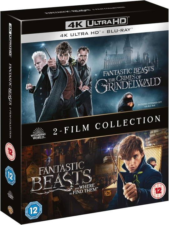 Fantastic Beasts 2 Movie Collection 4K Ultra HD + Blu-Ray ryhmässä KODINELEKTRONIIKKA / Ääni & Kuva / TV & Tarvikkeet / Elokuvat / Blu-ray @ TP E-commerce Nordic AB (D08606)