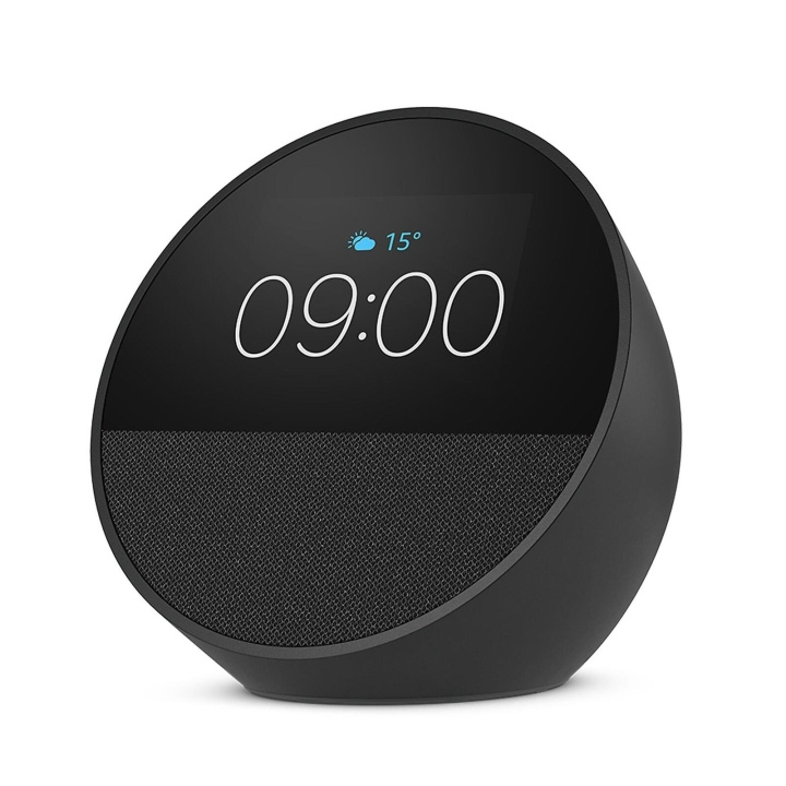 Amazon Echo Spot (2024) Älykäs kello, jossa on tehokas ääni ja Alexa ryhmässä KOTI, TALOUS JA PUUTARHA / Kellot ja laskimet / Herätyskellot @ TP E-commerce Nordic AB (D08629)