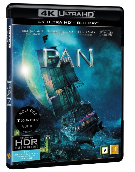 Pan (4K Blu-Ray) ryhmässä KODINELEKTRONIIKKA / Ääni & Kuva / TV & Tarvikkeet / Elokuvat / Blu-ray @ TP E-commerce Nordic AB (D08637)