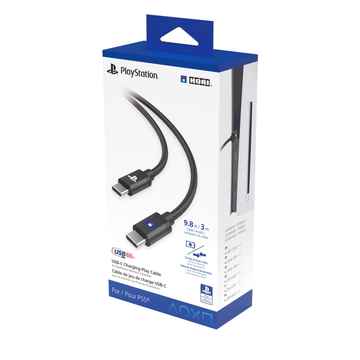 Hori USB-C-latauskaapeli DualSense Wireless Controller -ohjaimelle 3m 3m ryhmässä KODINELEKTRONIIKKA / Pelikonsolit & Tarvikkeet / Sony PlayStation 5 / Tarvikkeet @ TP E-commerce Nordic AB (D08677)