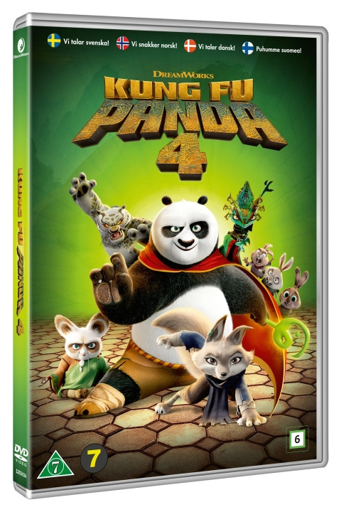 Kung Fu Panda 4 ryhmässä KODINELEKTRONIIKKA / Ääni & Kuva / TV & Tarvikkeet / Elokuvat / DVD @ TP E-commerce Nordic AB (D08686)