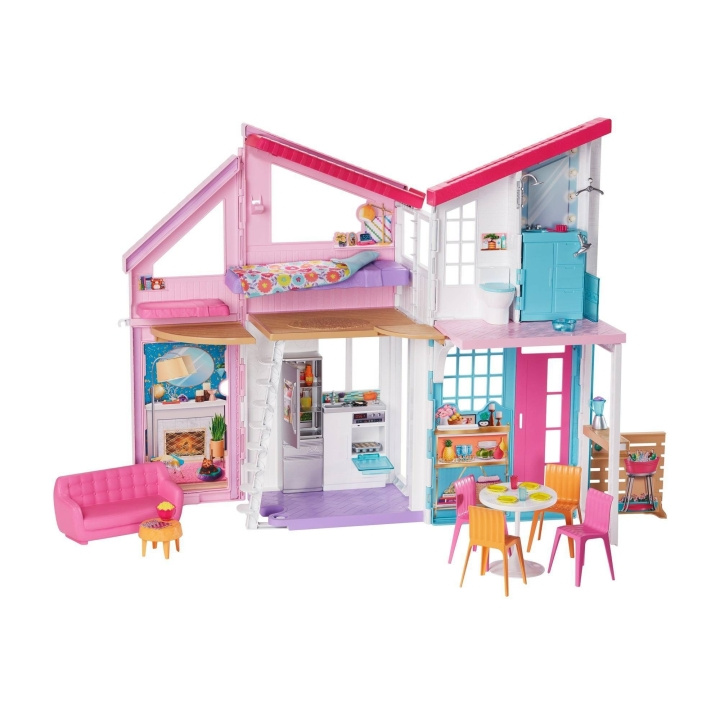 Barbie Malibu-talon leikkiväline (FXG57) ryhmässä LELUT, TUOTTEET LAPSILLE JA VAUVOILLE / Leikkikalut, Askartelu &Pelit / Nuket & Tarvikkeet @ TP E-commerce Nordic AB (D08859)