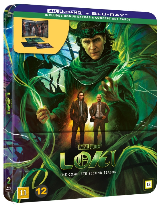 Loki S2 - STEELBOOK LIMITED EDITION ryhmässä KODINELEKTRONIIKKA / Ääni & Kuva / TV & Tarvikkeet / Elokuvat / Blu-ray @ TP E-commerce Nordic AB (D08866)