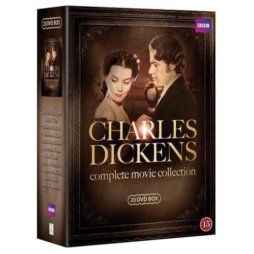 Charles Dickens - Complete Movie Collection - 20 DVD box set ryhmässä KODINELEKTRONIIKKA / Ääni & Kuva / TV & Tarvikkeet / Elokuvat / DVD @ TP E-commerce Nordic AB (D08870)