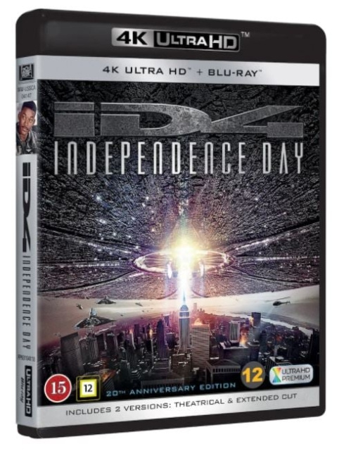 Independence Day 20th Anniv. ryhmässä KODINELEKTRONIIKKA / Ääni & Kuva / TV & Tarvikkeet / Elokuvat / Blu-ray @ TP E-commerce Nordic AB (D08902)