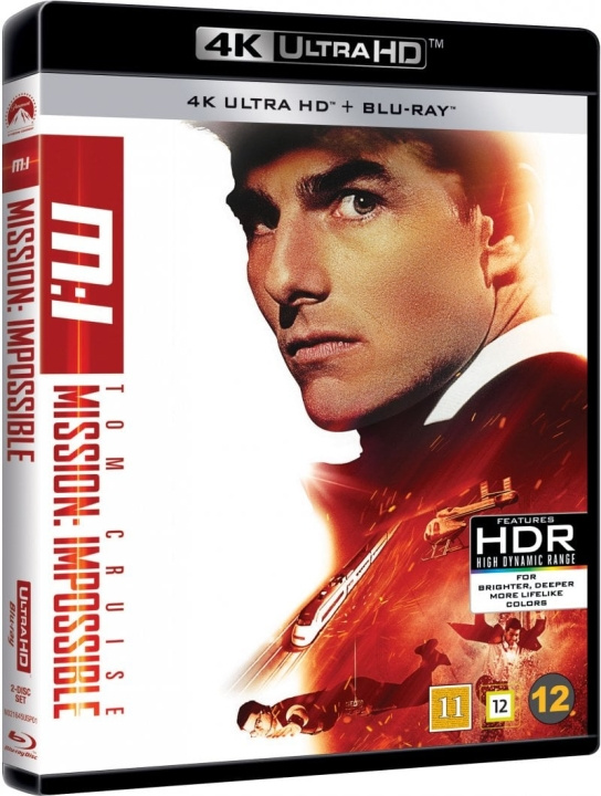 Mission: Impossible 1 (4K Blu-Ray) ryhmässä KODINELEKTRONIIKKA / Ääni & Kuva / TV & Tarvikkeet / Elokuvat / Blu-ray @ TP E-commerce Nordic AB (D08915)